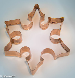 Old copper cookie cutter from Old River Road